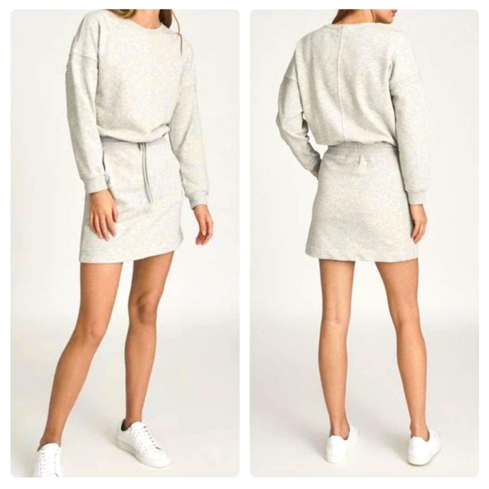Reiss $295 Grey Marl Jetta Jersey Sweater Dress nwot sweatshirt
